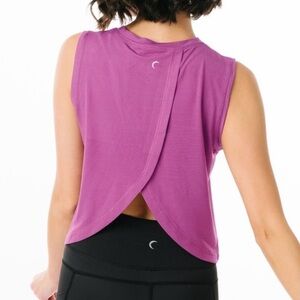 ZYIA Light Purple Elegant Muscle Tank Active‎ Workout Gym Polyester Top Size 3XL